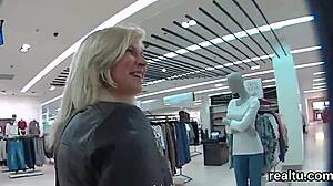 charming czech nympho tempted in mall, pounded hard in pov?