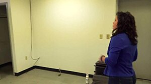 Curvy housewife real estate agent gets fucked in office closing deal.