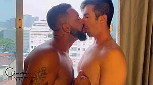 bareback fucking while boyfriend films