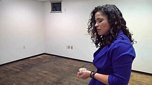 Curvy housewife real estate agent gets fucked in office closing deal.