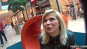 charming czech nympho tempted in mall, pounded hard in pov?
