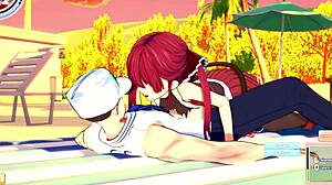 marine banging hard at the beach, so hot! 🔥