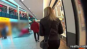 charming czech nympho tempted in mall, pounded hard in pov?