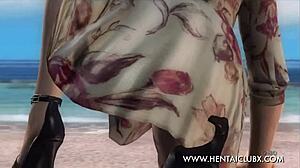 Ecchi Fan Service In Dead Or Alive 5 Ultimate, Christie In Sexy Dress!