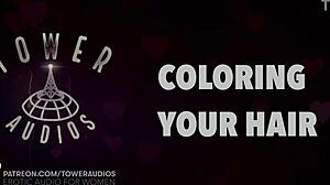 coloring your hair with erotic dirty talk for women!