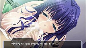 so in shion cruel magical angel ep 9, this hentai babe sucks morning wood during a brutal game.