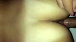 Hot brunette showin’ tan lines in doggy POV, oops, so sexy!