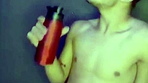 gay solo hand cum session