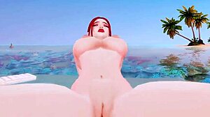 perverted mermaid did a deep throat blowjob for a huge bbc pov sims 4 anime hentai cosplay