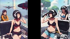 sex and music in hentai