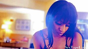 Ebony Stepdad Cheats with POV Doggystyle Cumshot on Bent Over Uncle