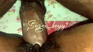 Ebony Milf Girl With Cute Pussy Takes Big Black Cock Deep Inside In Missionary