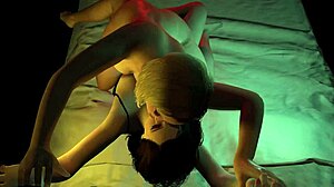 Lesbian Strap-On Dildo Action in Wild Hentai Scene