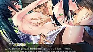 Commander babes in a wild threesome game