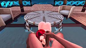 perverted mermaid did a deep throat blowjob for a huge bbc pov sims 4 anime hentai cosplay