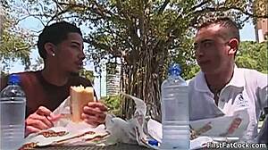 Andrew and Kiko heat up in an incredible steamy gay blowjob scene.