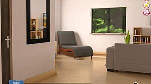 Stacy’s wet pussy gets a creampie in episode 20 of Helping the Hotties