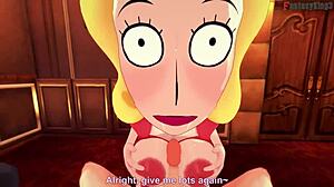 Beth smith enjoys hard sex in rick and morty fantasy animation