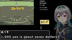 Baseball battles with crossdressing woman!