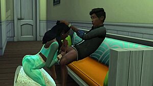 omg monalisa in pink bra got seduced and doggystyle fucked! 😳