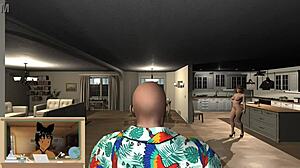 Sex lady Sonia got wild with another Sonia. She ended up completely covered in sticky cum.