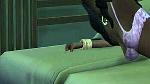 omg monalisa in pink bra got seduced and doggystyle fucked! 😳