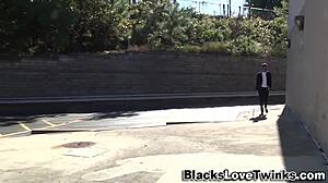 Horny Gay Amateur Group Blowjob Leads To Interracial Ebony Cumshot