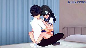ruiko saten and misaki shokuhou intense 3d cartoon sex with toma kamijo