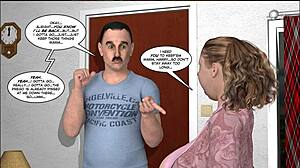 3D Comic Shows Teen’s Fall Into Hardcore Innocence. Old Meets Young in Wild Animated Blowjob Scene!