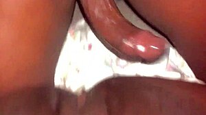 BBW gets pounded deep in missionary by BBC with nonstop squirting