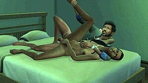 omg monalisa in pink bra got seduced and doggystyle fucked! 😳