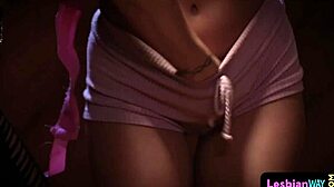 Busty lesbo orally pleasured during queening with my girlfriend and friend