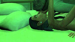 omg monalisa in pink bra got seduced and doggystyle fucked! 😳