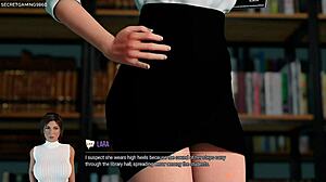 lara croft's wet pussy close-up with shower head drives me crazy