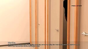 Mark helps step-mom dress in wild dorm hentai