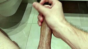 MMASTURBATION AND CUM 5 in bathroom