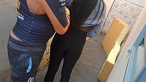 Latina teen’s big ass drives me wild on the street