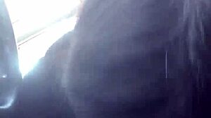 My lesbian bestie gives sloppy road head till she swallows