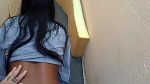 Latina teen’s big ass drives me wild on the street