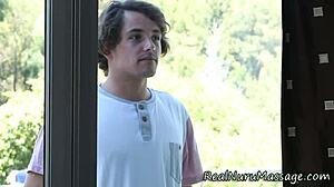 Wam Masseuse Covered in Cum After Nuru Massage