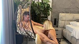 Beautiful Blonde Gets Fucked Hard in the Kitchen Scene