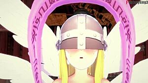 Angelwomon Evolves for Wild POV Fucking in Digimon Fantasy