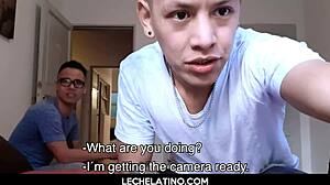 Big Dick Latinos In Gay Threesome Encounter