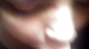 The story unfolds as someone passionately sucks Riki