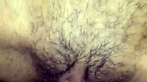 A black cock creampie in a hot ebony wife