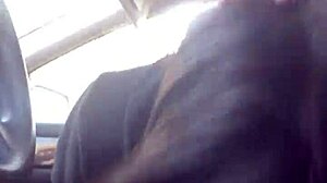 My lesbian bestie gives sloppy road head till she swallows