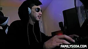 Gamer Stepbro Slams Stepsis Hard in Wild POV Action