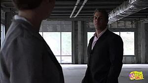 virtual lesbians eating pussy and fucking with a dildo on white leather sofa 😘