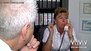 Mmv Films shows mature Petra as the expert counsellour for wild action