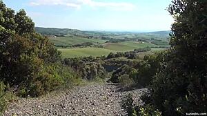 What’s Suzie Q doing with that dildo outdoors today?